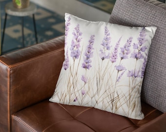 Flower Throw Pillow, Cottage core Home Decor, Boho Throw Pillow, Decoratieve Wildflower kussensloop, Floral Accent Pillow, Housewarming Gift