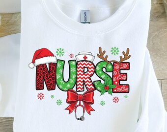 Felpa natalizia per infermieri, regalo di Natale per infermieri