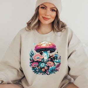 Goblincore Mushroom Aesthetic Mushroom Shirt, Cottagecore T-Shirt, Fairycore Shirt, Mushroom Nature Lover Gift