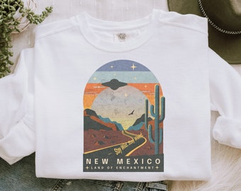 Moletom Comfort Colors New Mexico: Abdução Alienígena, Terra do Encantamento