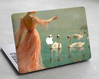 Victorian Oil Painting MacBook Case | Vintage Romantic Laptop Skin