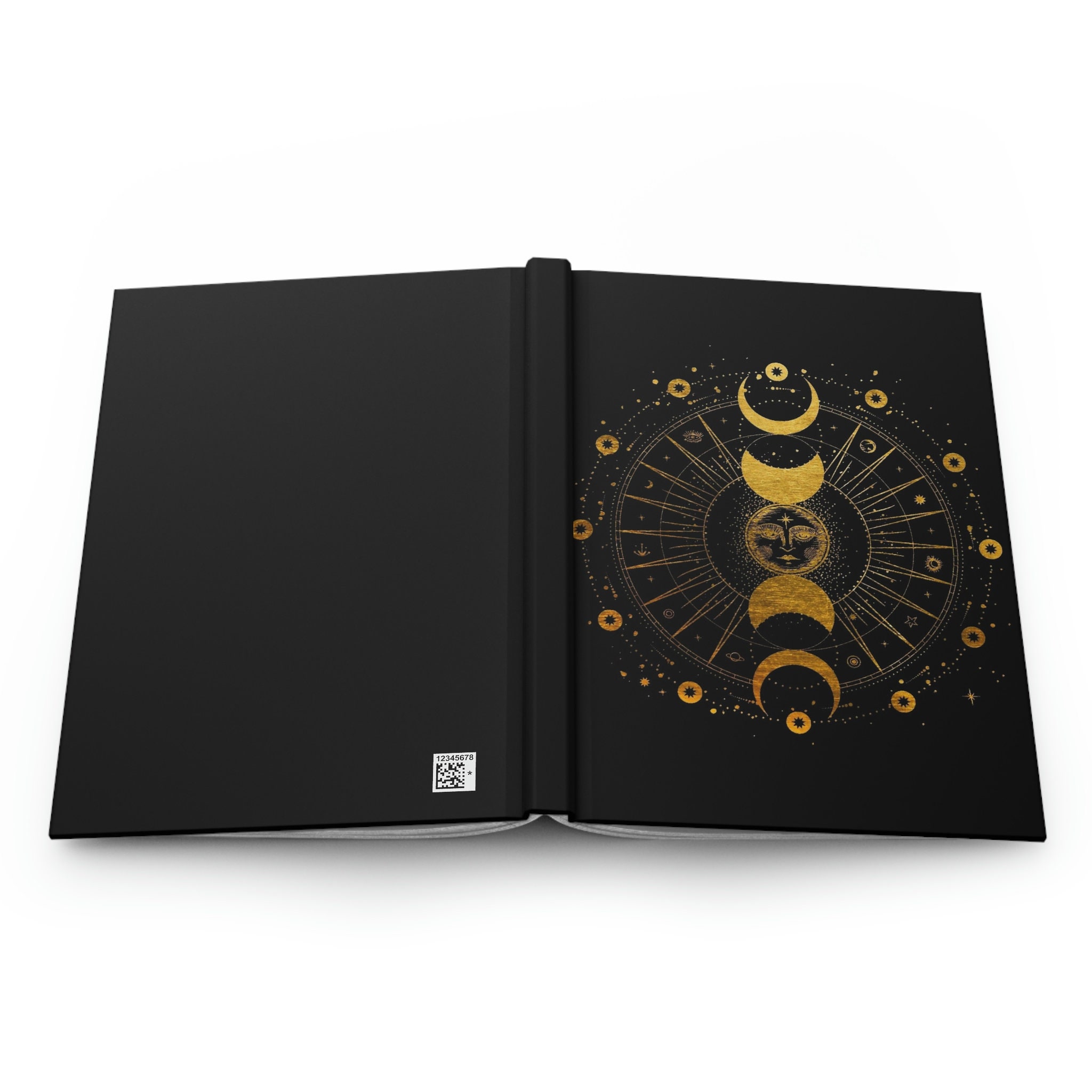 Sun Moon Stars Hardcover Journal: Celestial Dream Notebook - Etsy