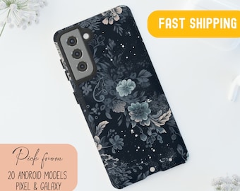 Cottagecore Floral Phone Case: Google Pixel, Galaxy, Mystical Design