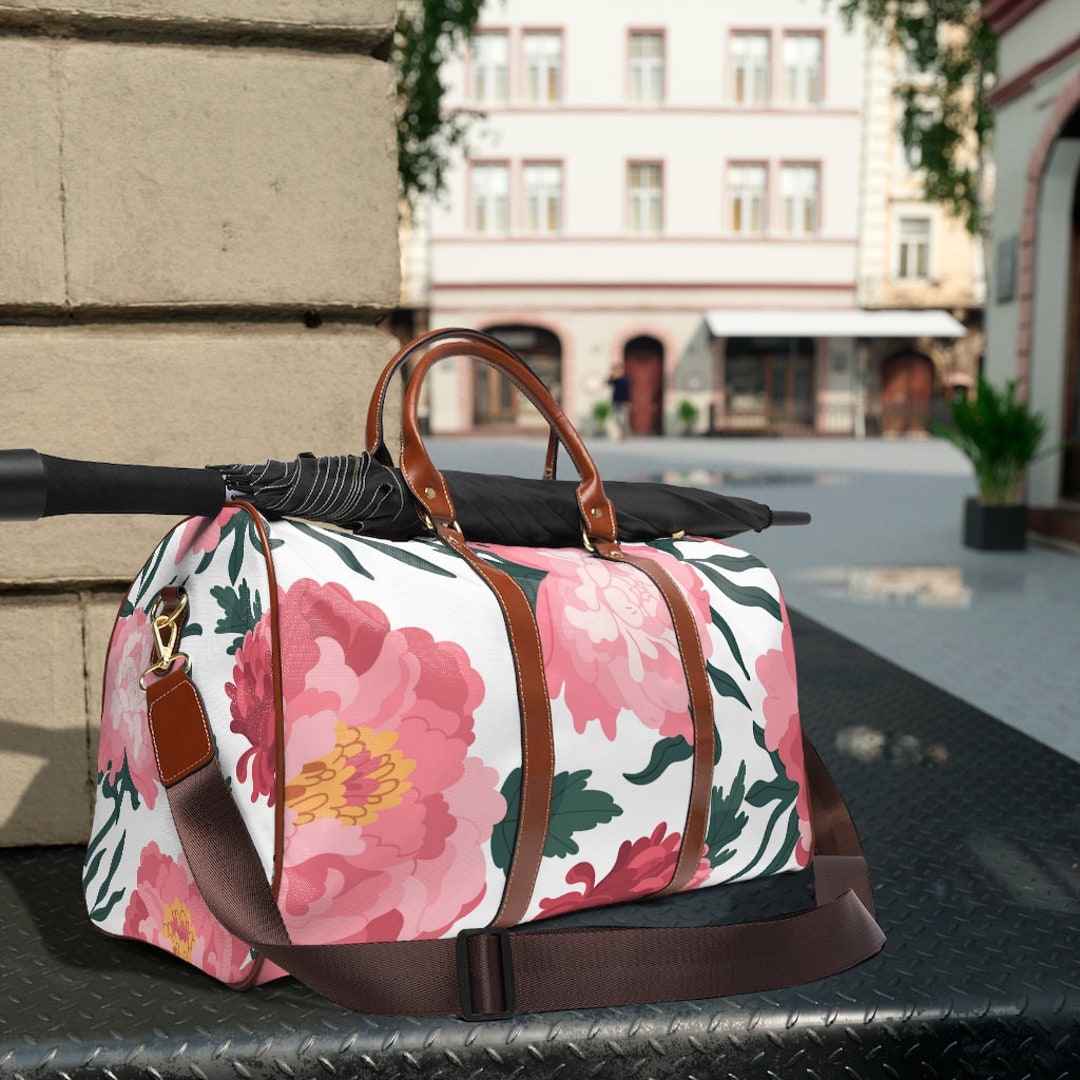★athe★ RUBAN Ivory Flower Pattern Ribbon Duffle Bag L il_1080xN.4110339922_4lyq.jpg