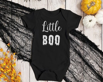 Baby Halloween Body: Little Boo Kostüm, Säugling Baumwollhemd