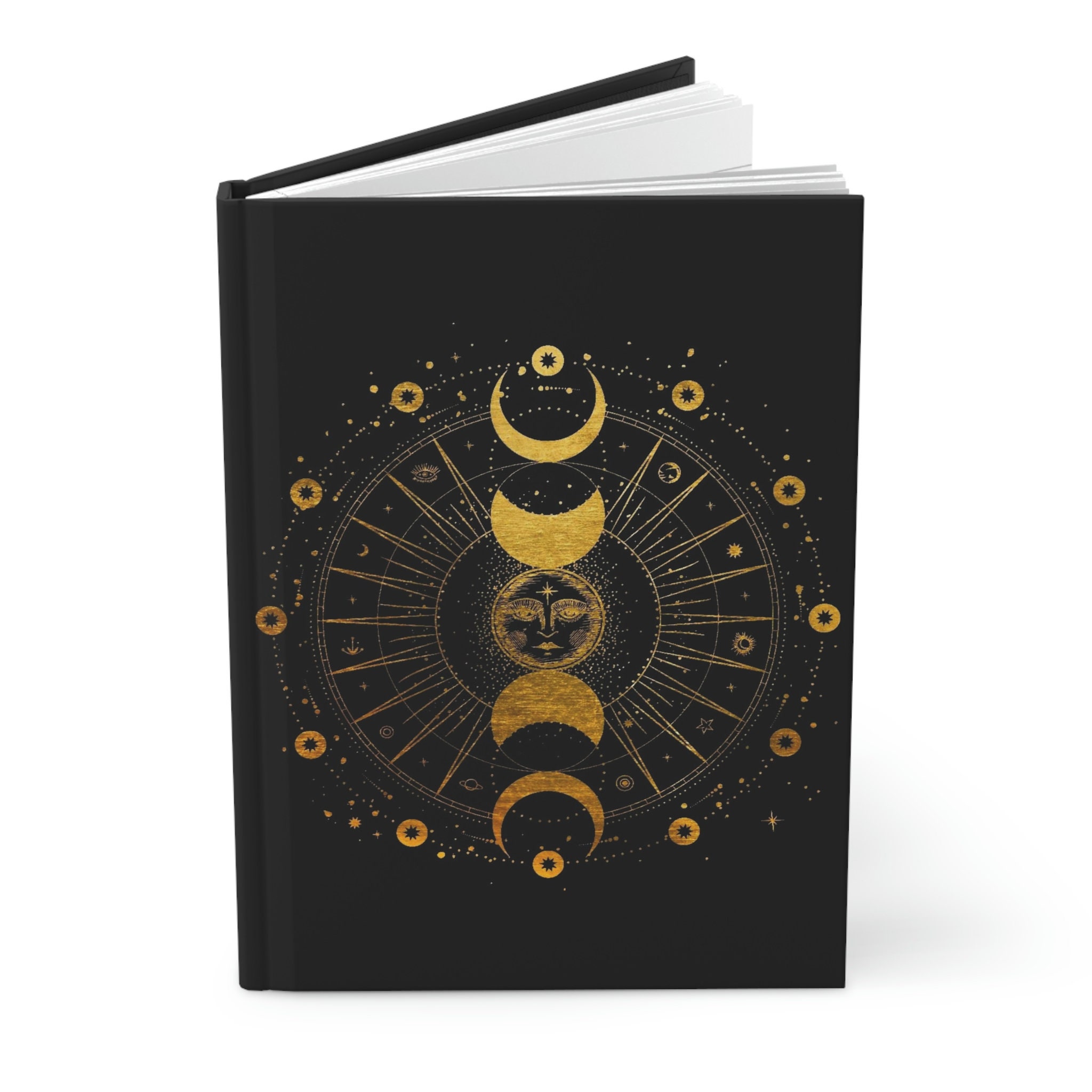 Sun Moon Stars Hardcover Journal: Celestial Dream Notebook - Etsy