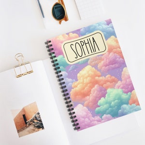 Custom Journal Notebook, Personalized Notebook Cover, Back to School Kids Composition Notebook, Custom Journal Kids, Custom Spiral Notebook