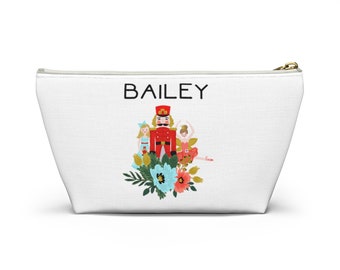 Bolsa de dança personalizada do Quebra-Nozes: bolsa de maquiagem de viagem personalizada