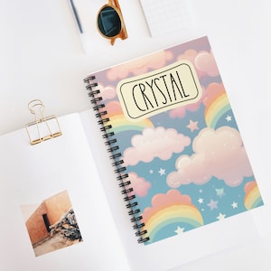 Custom Journal Notebook, Personalized Diary, Back to School Kids Composition Notebook, Custom Journal Kids, Custom Spiral N
