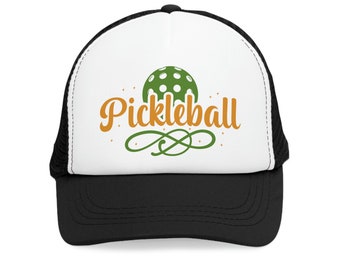 Pickleball Grafik Trucker Cap, verstellbarer Snapback