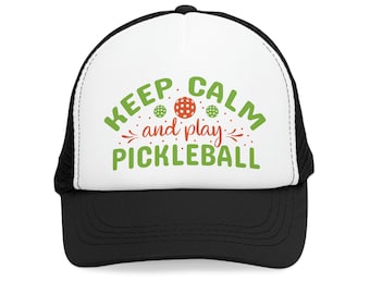 Pickleball Trucker Hat: Keep Calm and Play
