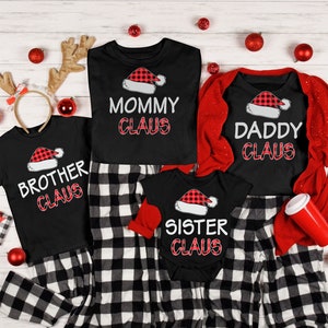 Matching Family Christmas T-Shirts: Group Holiday Tees