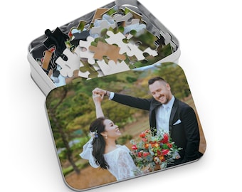 Personalized Photo Puzzle, Wooden Puzzle, Birthday Gift, Custom Puzzle Family Gift Idea, Jigsaw Puzzle (30, 110, 252, 500,1000-Piece)