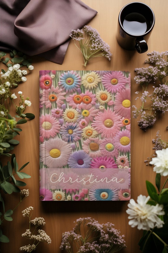 Wildflower Dream Journal: Pastel Floral Hardcover Notebook