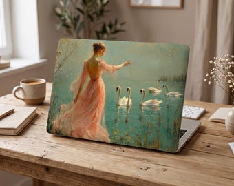Victorian Oil Painting MacBook Case | Vintage Romantic Laptop Skin