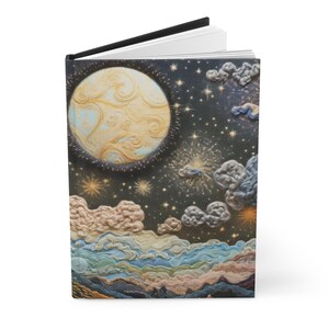 Moon & Stars Dream Journal: 150-Page Lined Wellness Diary image 4