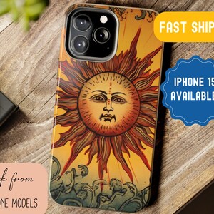 iPhone 15 Pro Pro Max Vintage Tarot Card Aesthetic Phone Case - iPhone 11 12 13 14 Pro/Pro Max available