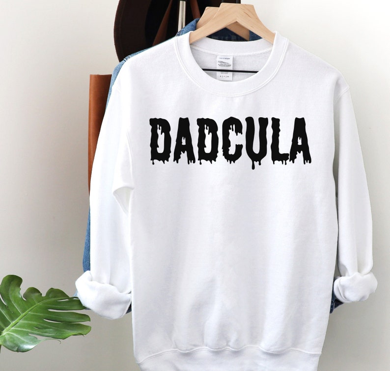 Halloween Momster & Dadcula Matching Sweatshirts, Dad Halloween Shirt, Mom Halloween Shirt, Couple Halloween Sweaters, Trick or Treat Shirts image 6