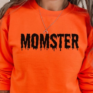 Halloween Momster & Dadcula Matching Sweatshirts, Dad Halloween Shirt, Mom Halloween Shirt, Couple Halloween Sweaters, Trick or Treat Shirts image 7