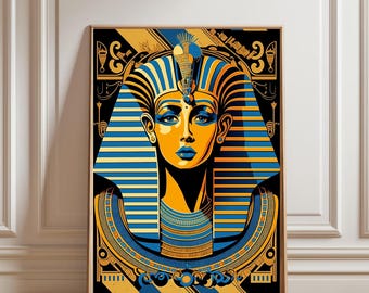 gypt Art Print, Egyptian Pyramids, Egypt Wall Art, Cairo Print, Egypt Print, Egypt Painting, Egypt Wall Decor, Egyptian Art, Pyramids Print