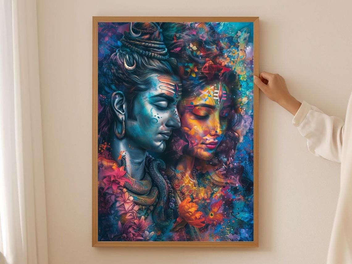 Shiva Wall Art , Hindu God Lord Shiva Print, Shiva, Shiva Painting ...