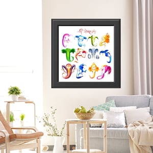 Ganesha print, Ganpati art, ganesha painting, ganesha decor entryway ,Ganapati painting, Indian housewarming gift, instant download