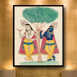 Mughal Art Print Set, Indian Folk Decor (Digital Download) image 7