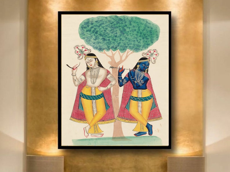 Mughal Art Print Set, Indian Folk Decor (Digital Download) image 7