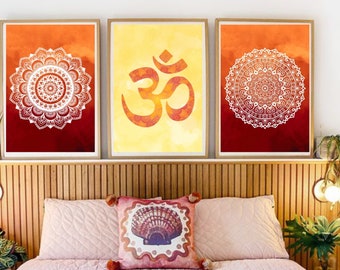 Mandala Wall Decor, Mandala Art, Mandala Deco, Spiritual Mandala, Spiritual Decor, Mandala Wall Art, Spiritual  Art, Printable Mandala