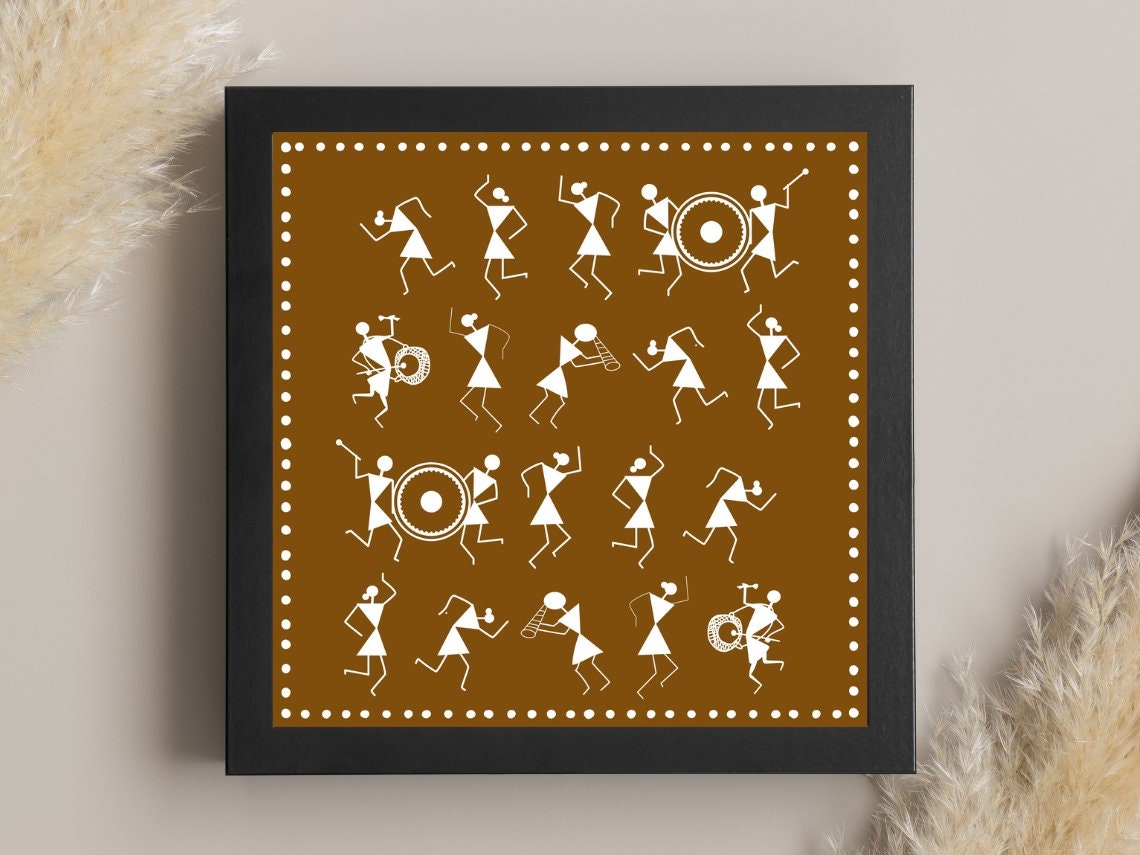 Warli Painting Warli Art Wall Hanging Wall Decor Warli Etsy