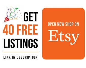 Etsy Free Listings 40 Free Etsy Listings List 40 Product free 40 Listing Credit Get Free Listing Link To Open Etsy Store, Free Listing