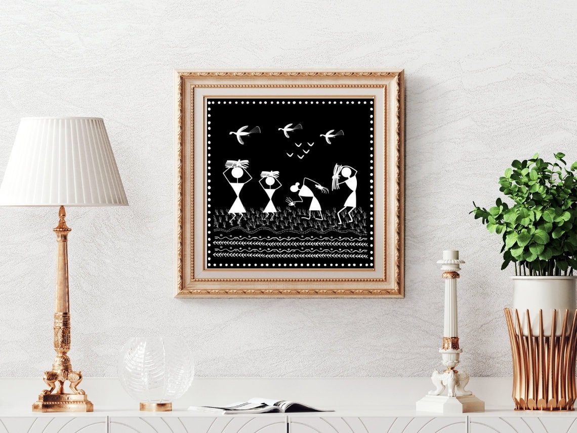 Warli Painting Warli Art Wall Hanging Wall Decor Warli - Etsy