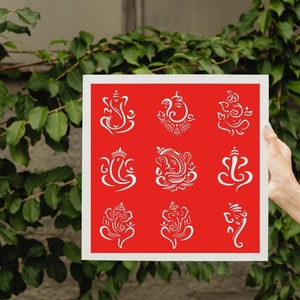Ganesha print, Ganpati art, ganesha painting, ganesha decor entryway ,Ganapati painting, Indian housewarming gift, instant download