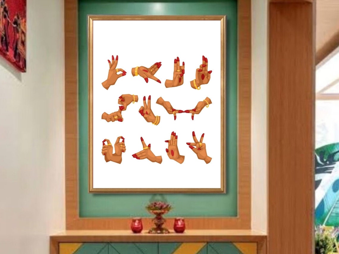 Bharatanatyam Art - Etsy Canada