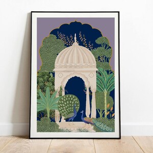 Mughal Art Print Set, Indian Folk Decor (Digital Download) image 9