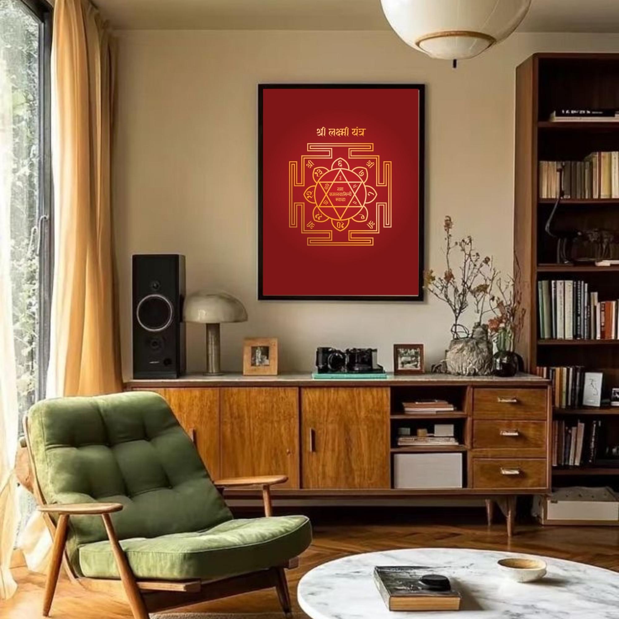 Sri Yantra Poster, Shri Yantra Mother of All Yantras - Sri Yantra Print ...