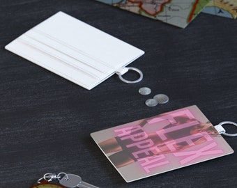 Credit Card Holder- Card Wallet- Flex appeal-Wallet card holder, Small Credit Card Holder-Gym Keys and Credit card holder