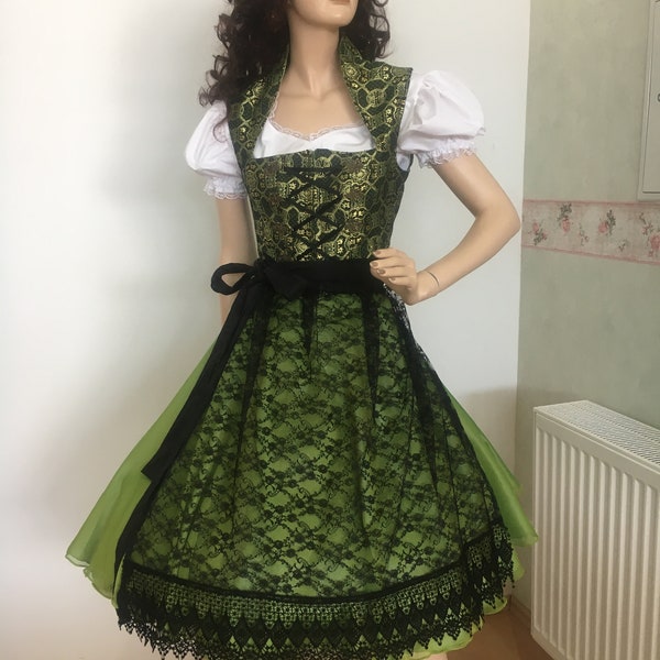 Dirndl Kleid Brokat Dirndl Chiffon Dirndl Tellerrock Trachten Oktoberfest München