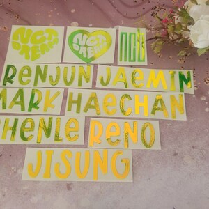 NCT Sogno Decal Membro Logo Lightstick Sticker