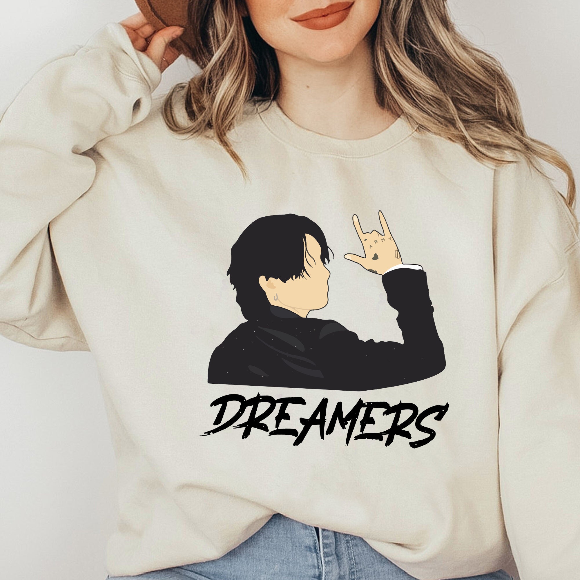 Discover Sudadera Jeon Jungkook BTS 1997 Dreamers Vintage Unisex