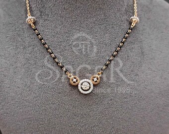 Diamond Mangalsutra - Etsy