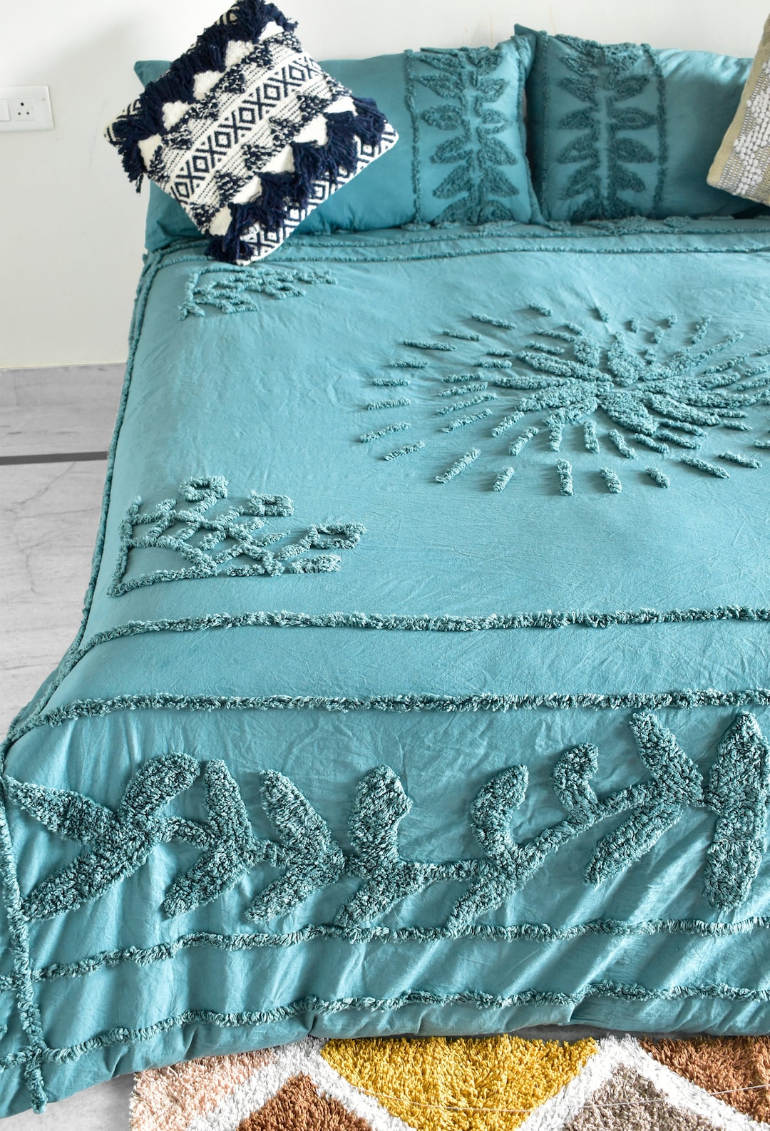 Luxury Boho Bedding Set King Queen Comforter Cover Bohemian Home Decor ...
