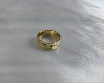Handmade Custom Men's Promise Ring