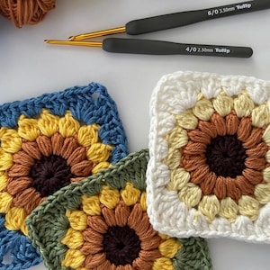 Crochet granny square bag pattern, sunflower sling bag, summer crossbody purse, crochet flower sunburst, bum bag beginner friendly tutorial image 7