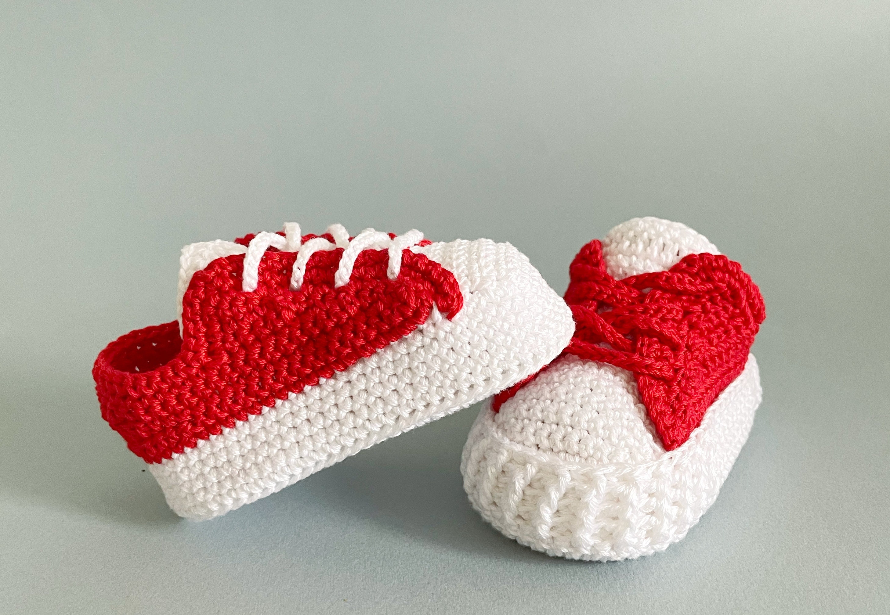 CROCHET PATTERN Baby Shoes Booties 03 Months Tennis Sneakers Etsy