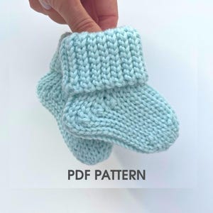 Crochet Baby Socks Pattern PDF – Easy Newborn Booties, Step-by-Step Video Tutorial