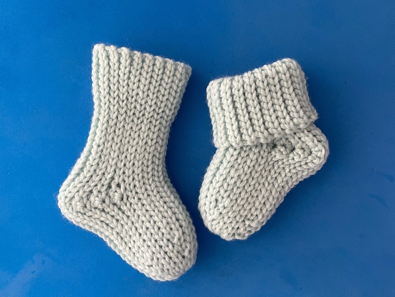 Crochet Baby Socks Pattern Beginner Warm Winter Socks Newborn Etsy