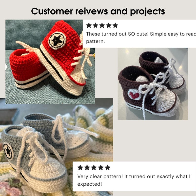 Kundenprojekte: Sneaker in Rot, Blau, Grau – 5 Sterne Bewertung