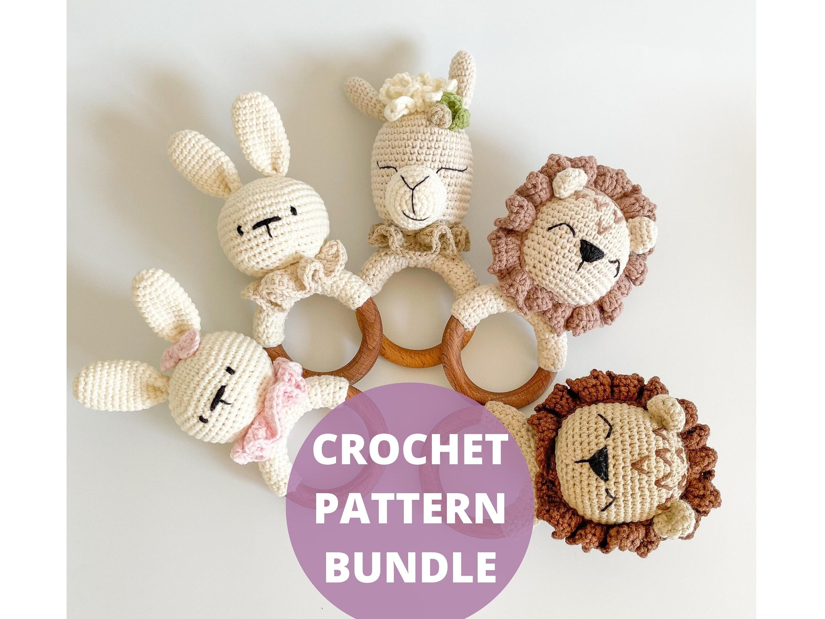 Crochet Kit for Cute Amigurumi Animal Farm Toys/bundle/diy Crochet