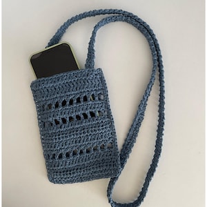 Crochet Pattern Cell Phone Pouch Cute Crossbody Bag Crochet - Etsy